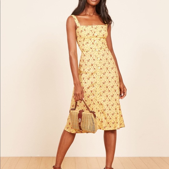 zinnia slip midi dress